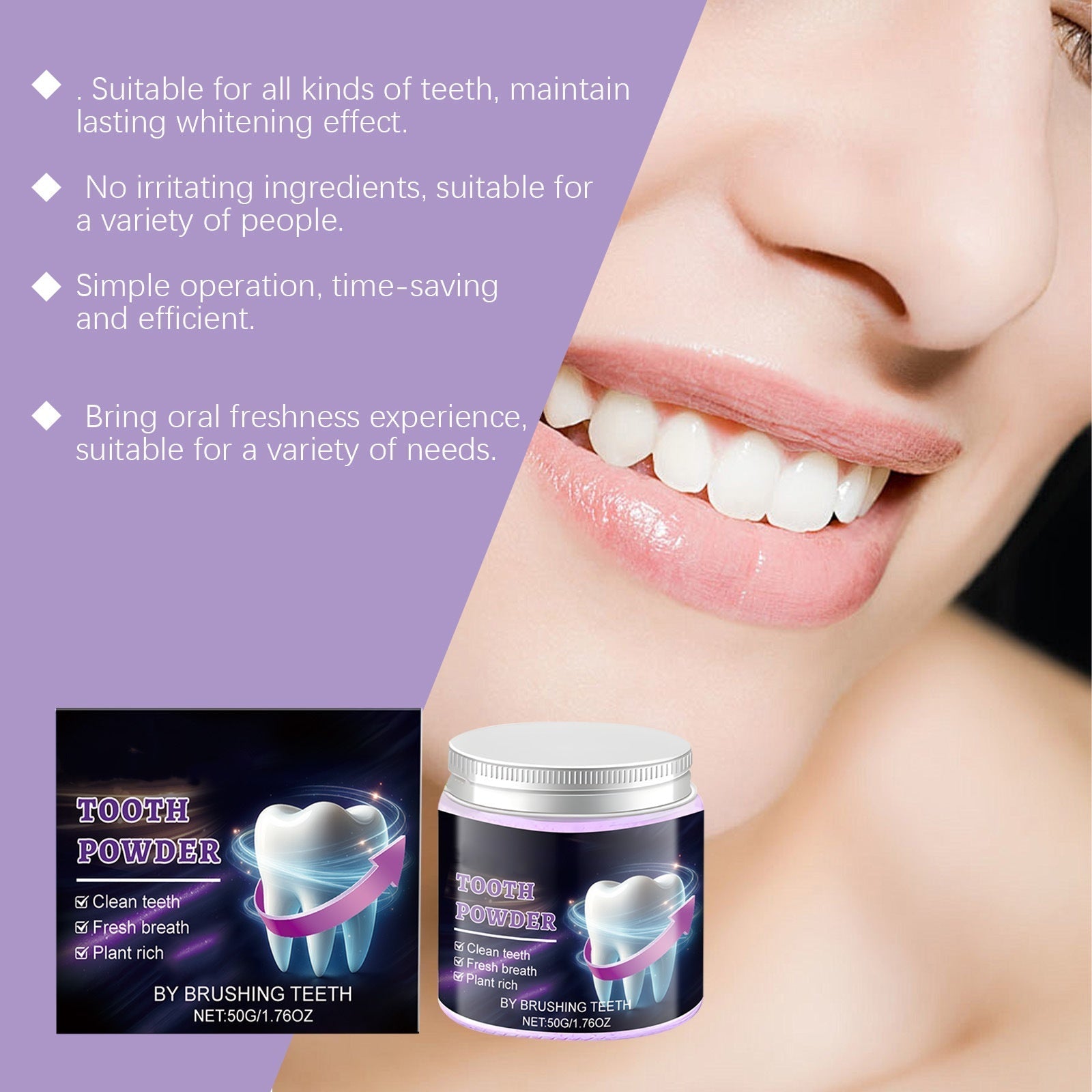 ✨2026 New Arrivals: 50% Off for a Limited Time!🔥 Advanced Teeth Whitening Powder