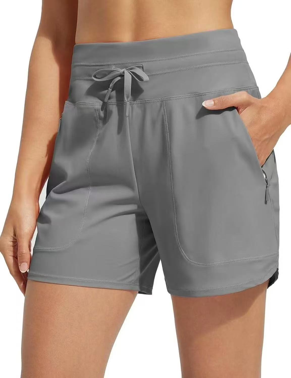 🌞Hot Sale 50% OFF🩳Women's 5" Swim Board Shorts High Waisted Quick Dry Swimming Bottoms