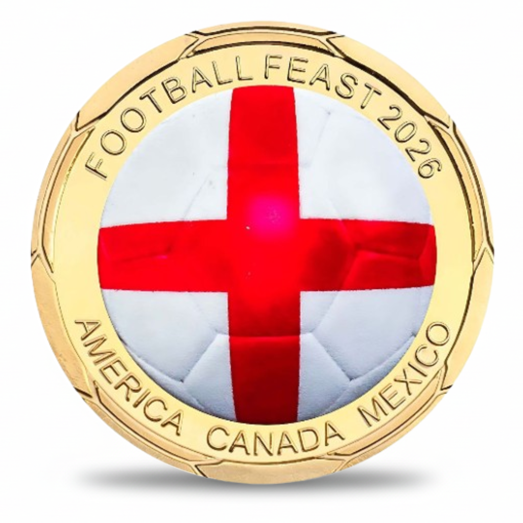 🏆 Flash Sale: 60% OFF ⚽Football Feast 2026 Coin – World Cup Collectible