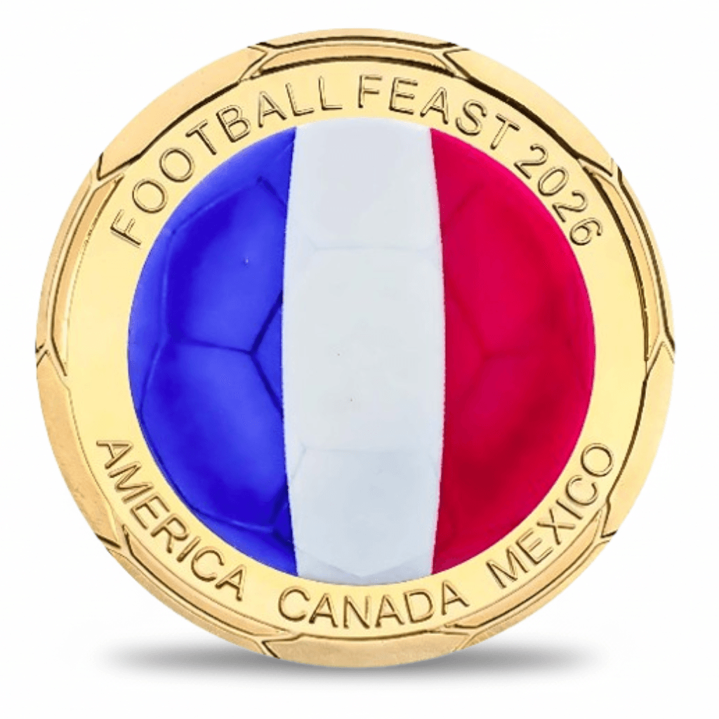 🏆 Flash Sale: 60% OFF ⚽Football Feast 2026 Coin – World Cup Collectible