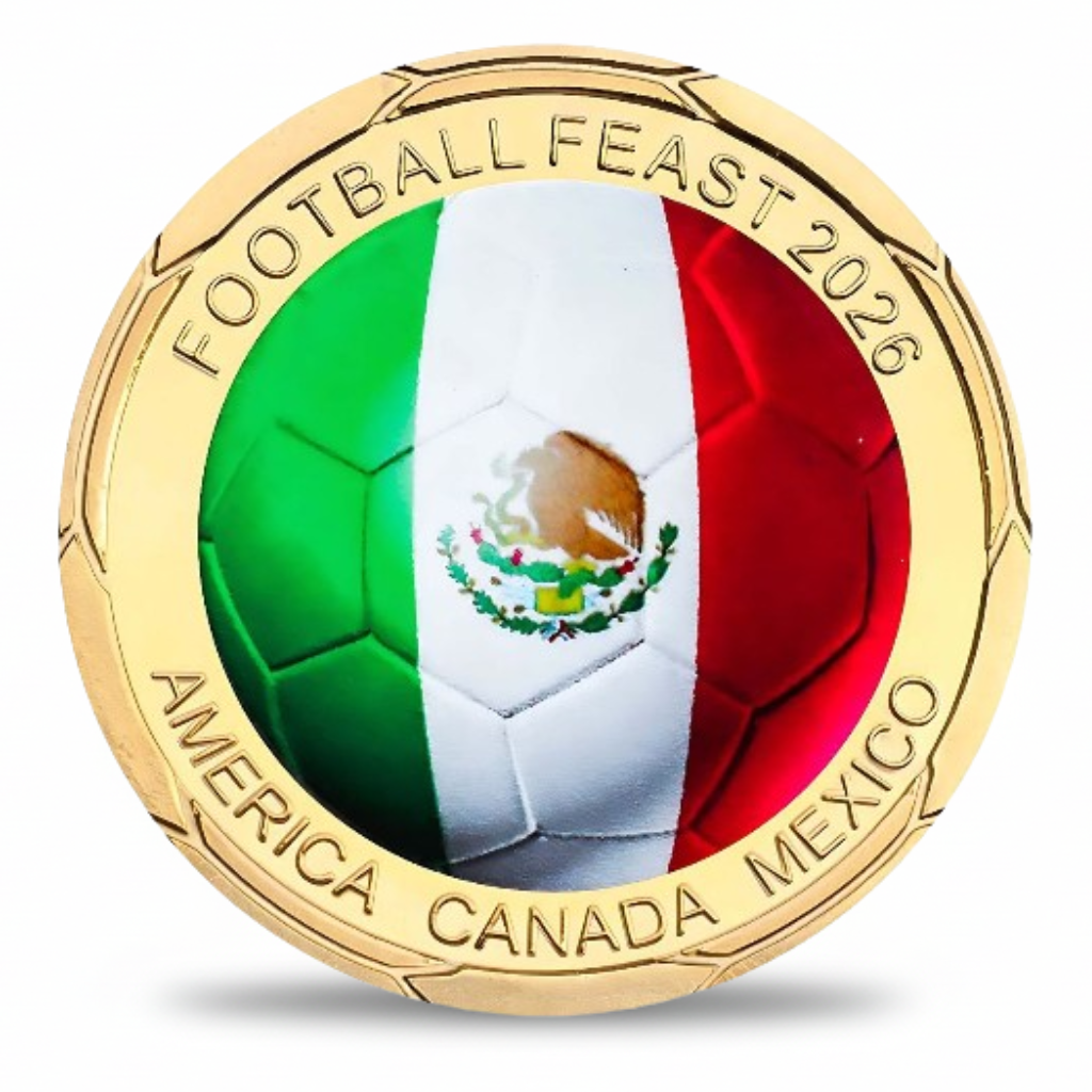 🏆 Flash Sale: 60% OFF ⚽Football Feast 2026 Coin – World Cup Collectible