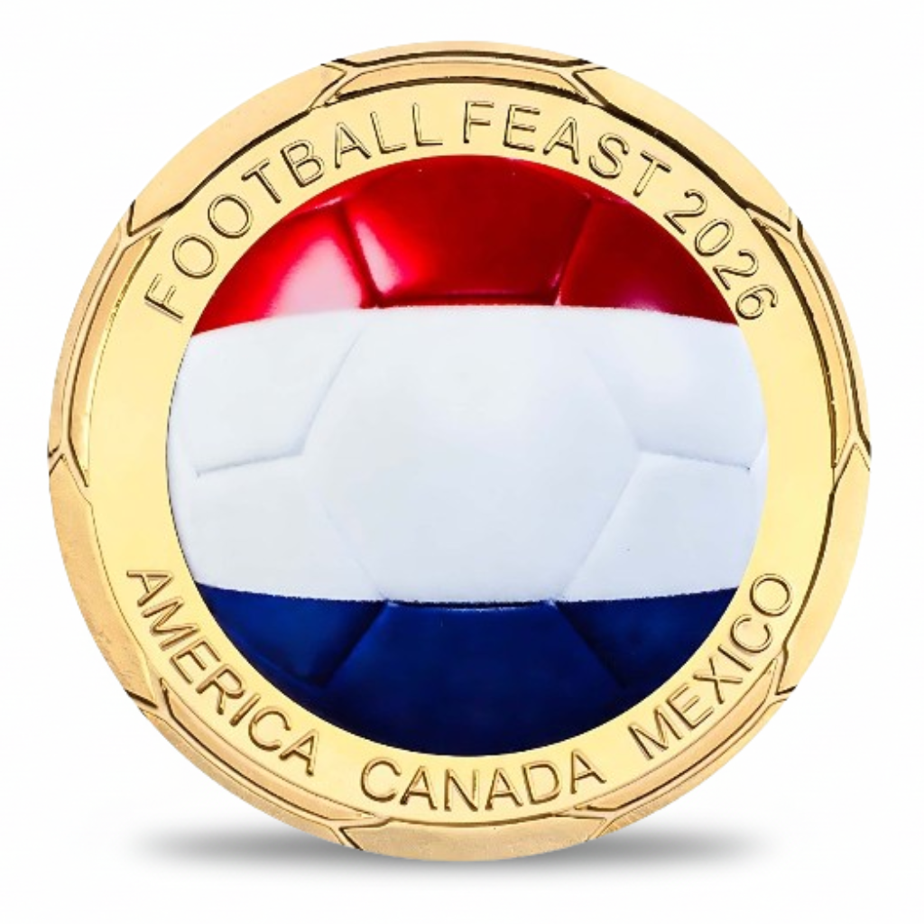 🏆 Flash Sale: 60% OFF ⚽Football Feast 2026 Coin – World Cup Collectible