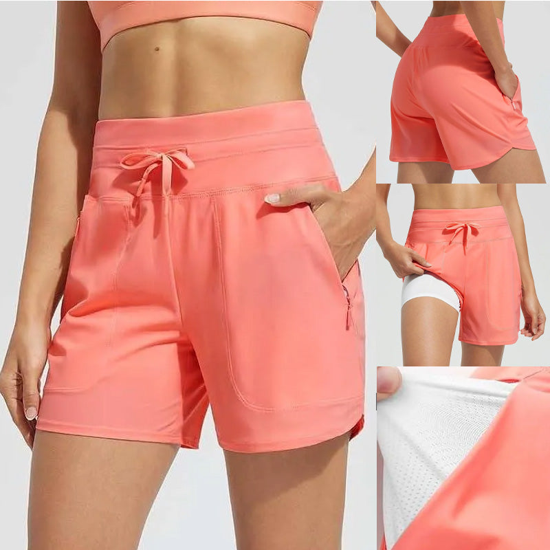 🌞Hot Sale 50% OFF🩳Women's 5" Swim Board Shorts High Waisted Quick Dry Swimming Bottoms